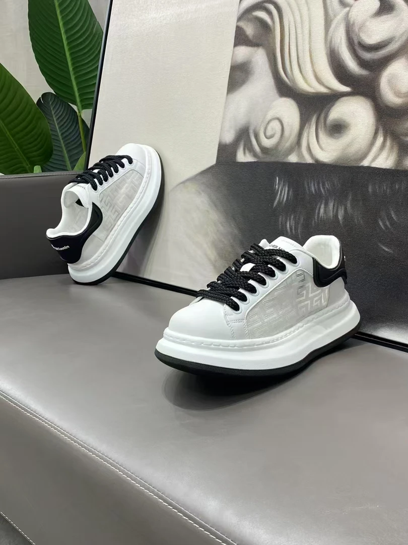 2025夏季新款透气网面潮流时尚百搭厚底舒适拼色经典小白鞋潮鞋