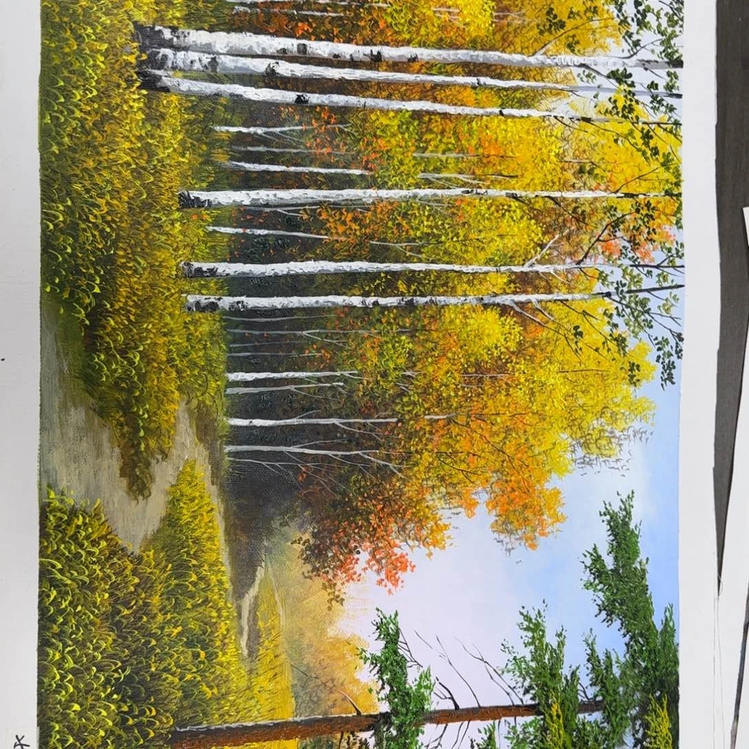 油画加油加油努力加油加油