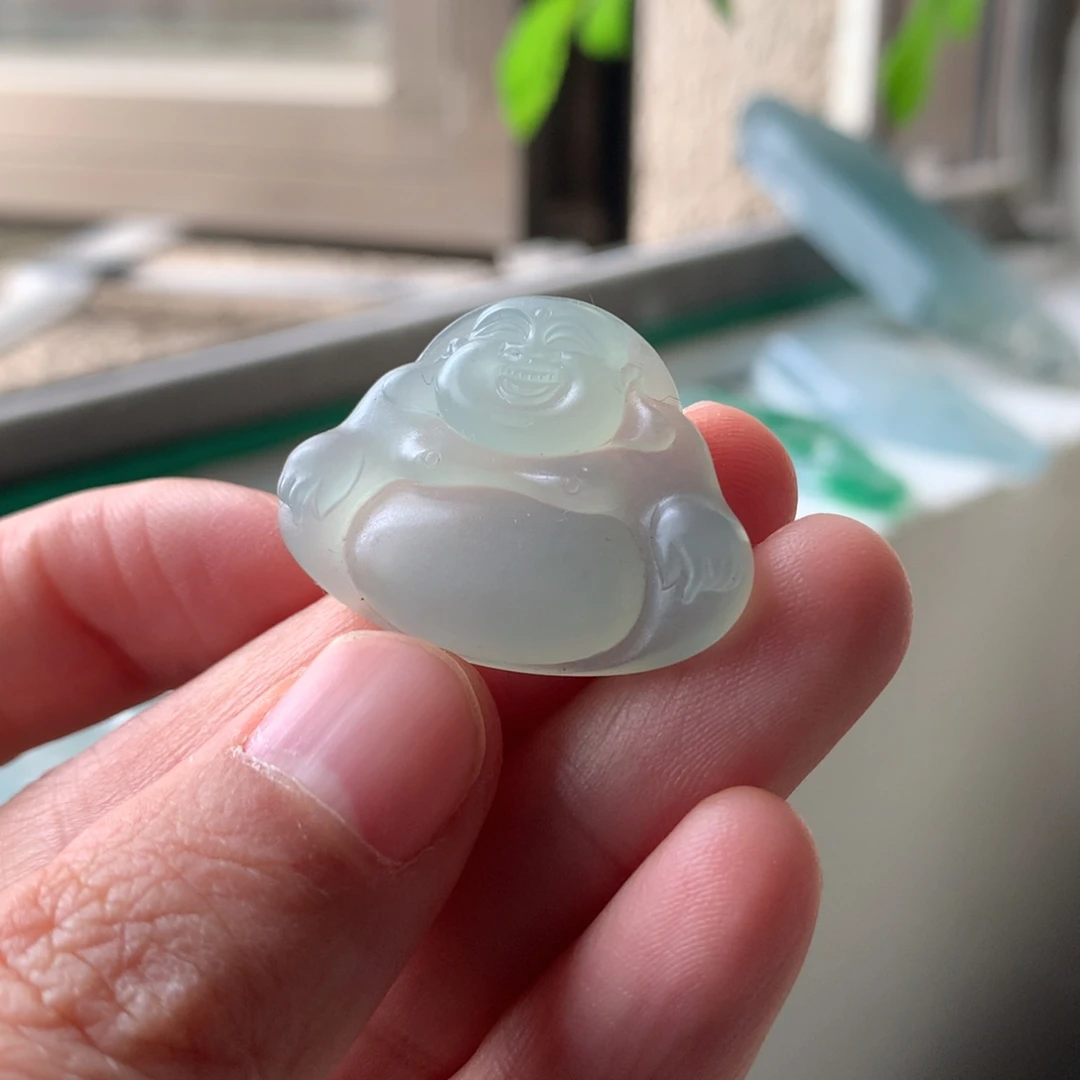 定制翡翠未镶嵌天然缅甸翡翠A货毛货正装佛