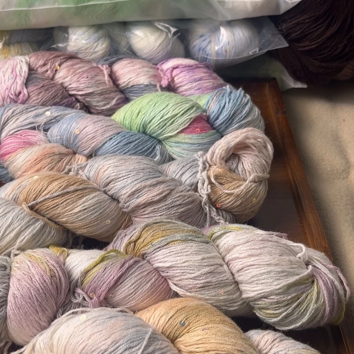 羊毛亮片手染18号