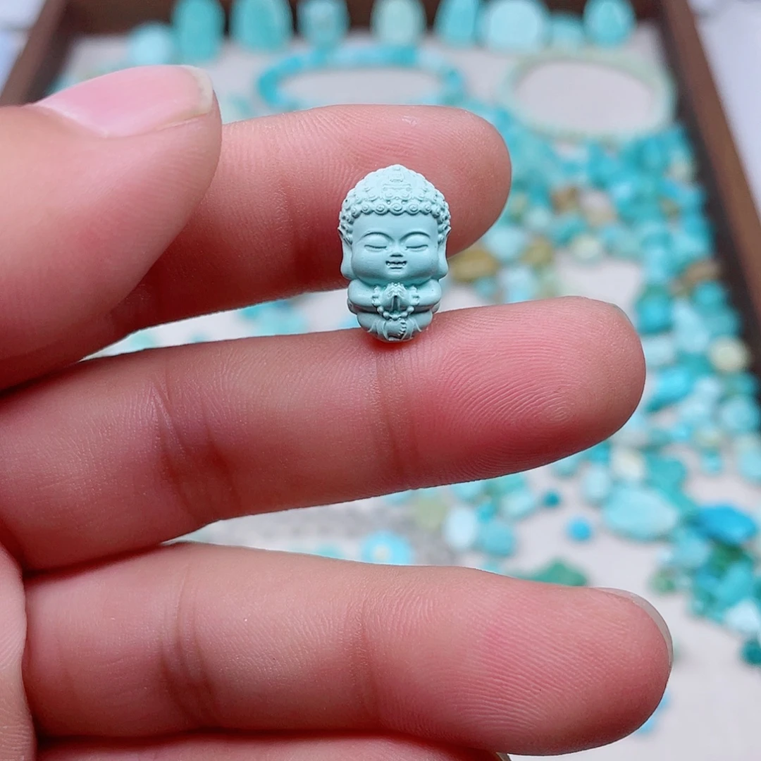 绿松石未镶嵌颈饰403