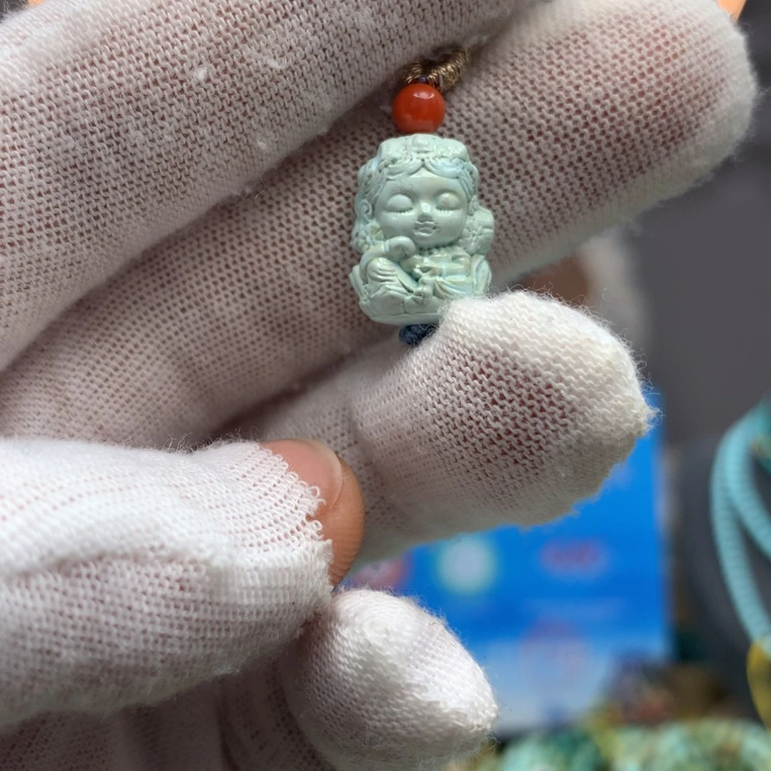 绿松石挂件未镶嵌