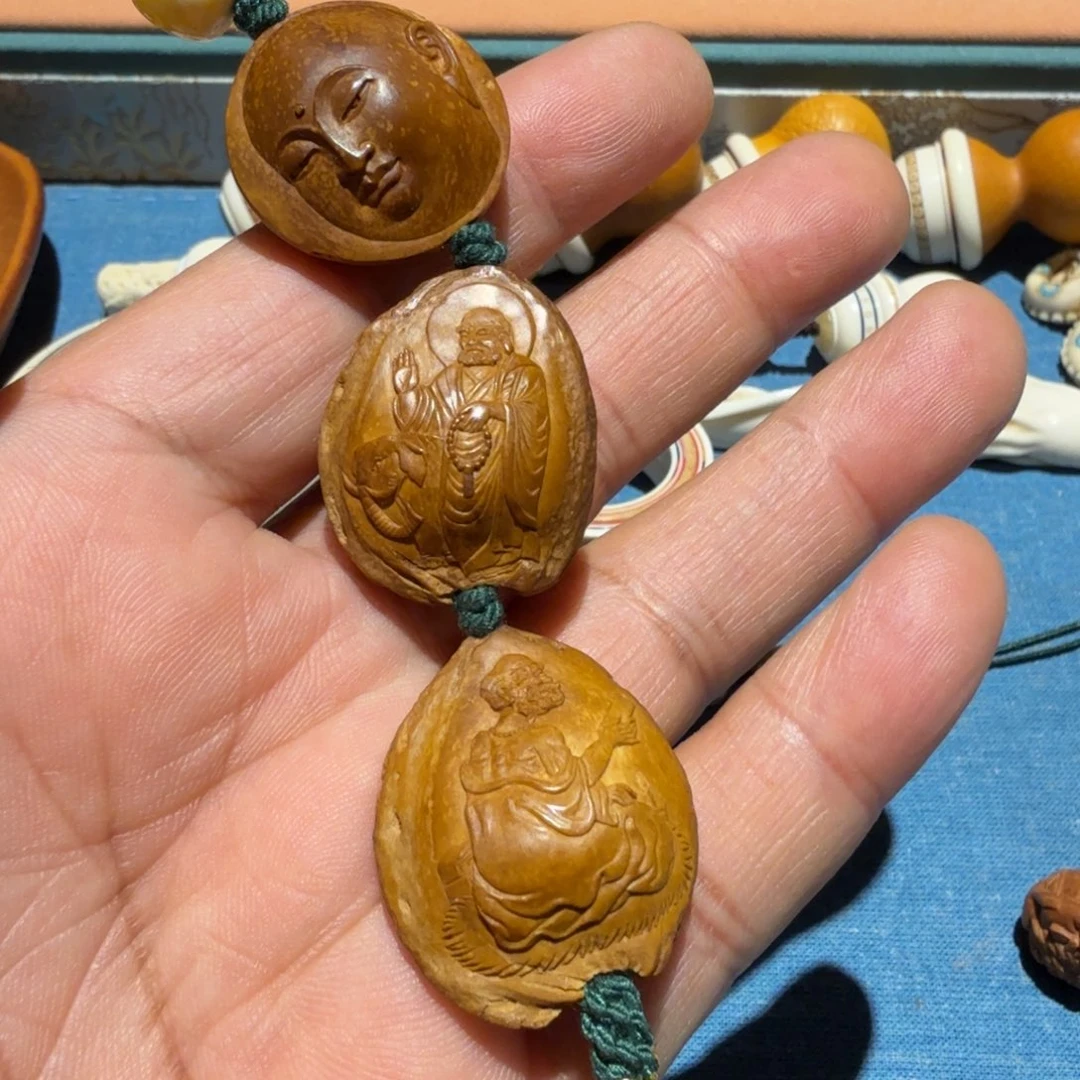 燿***燿橄榄核手串/手链核雕艺术