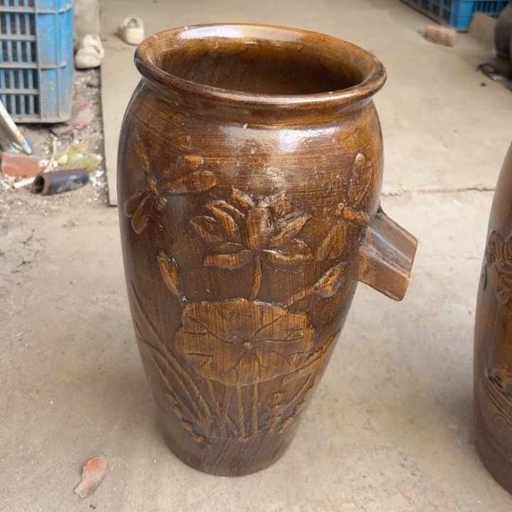 紫砂花盆微瑕流水19/38