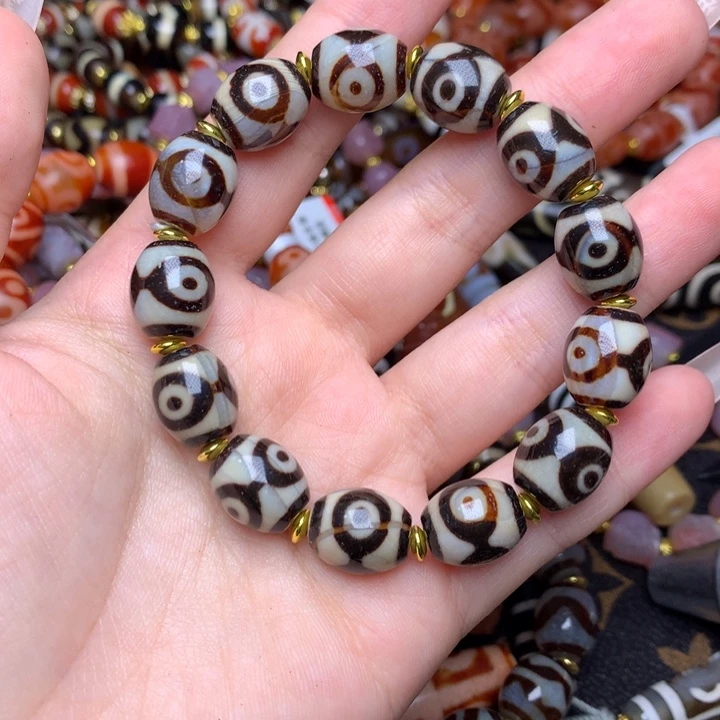 玛瑙/玉髓未镶嵌发一条