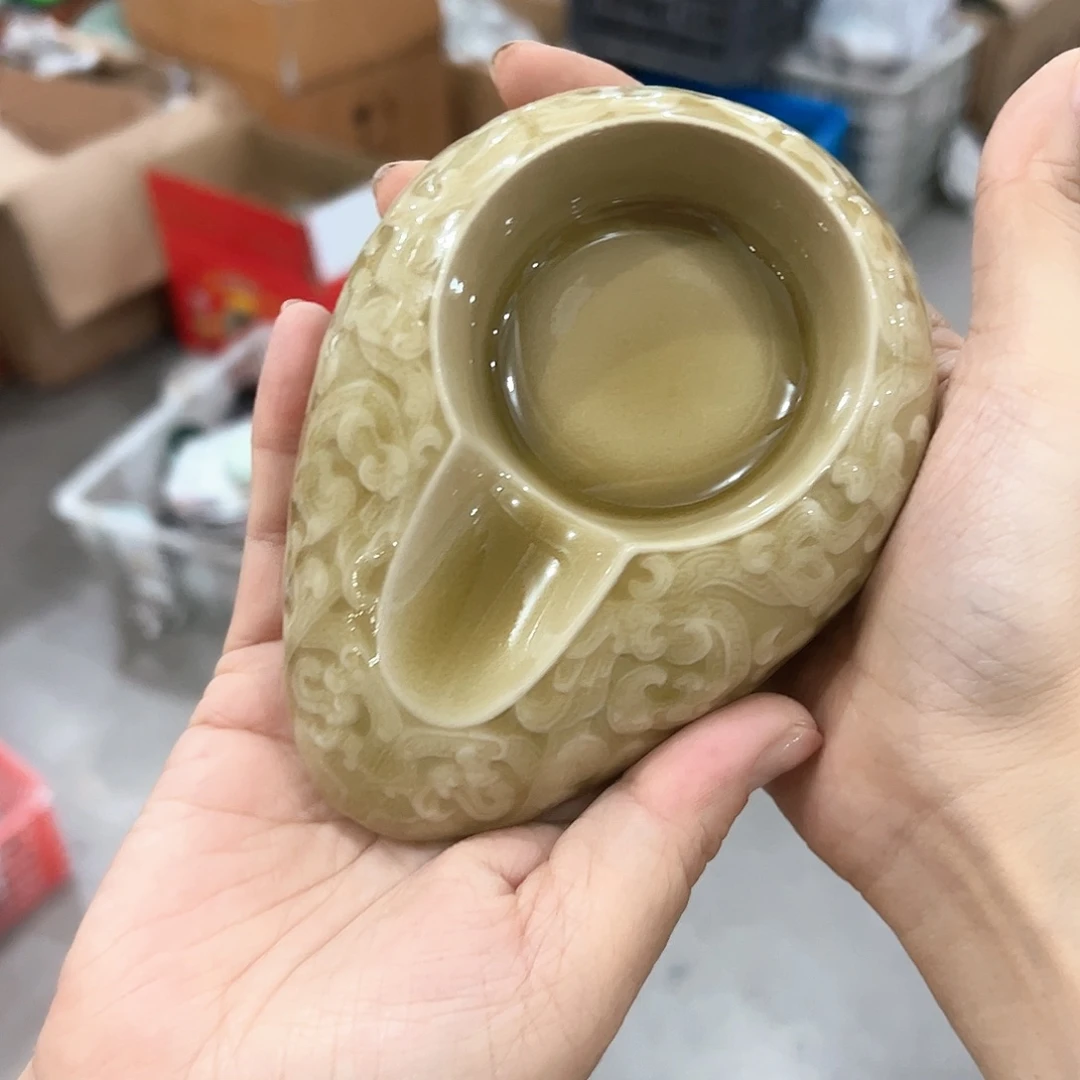 龙泉云间青瓷小米茶器