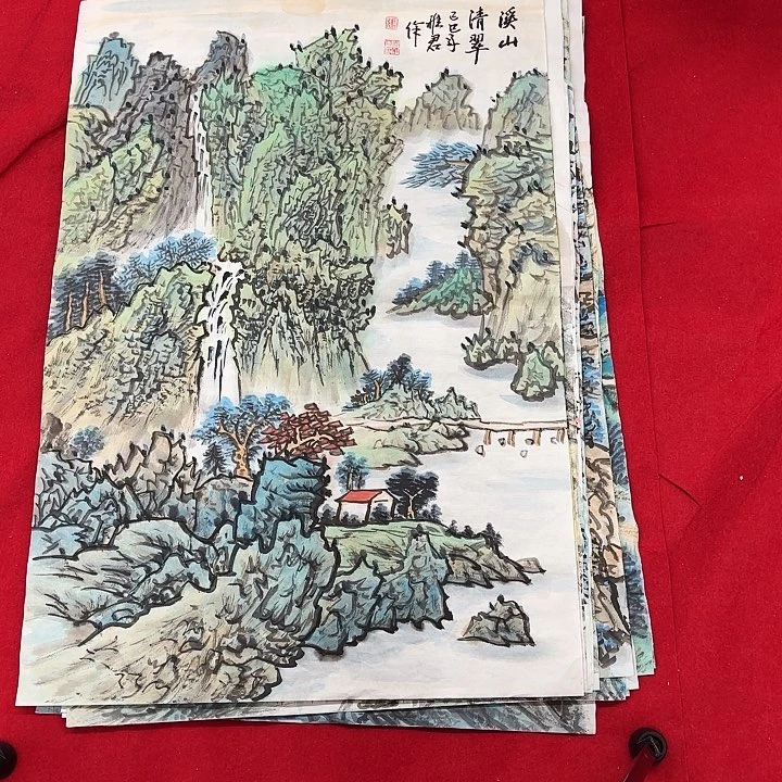 国画花鸟等多种鸟类的栖息