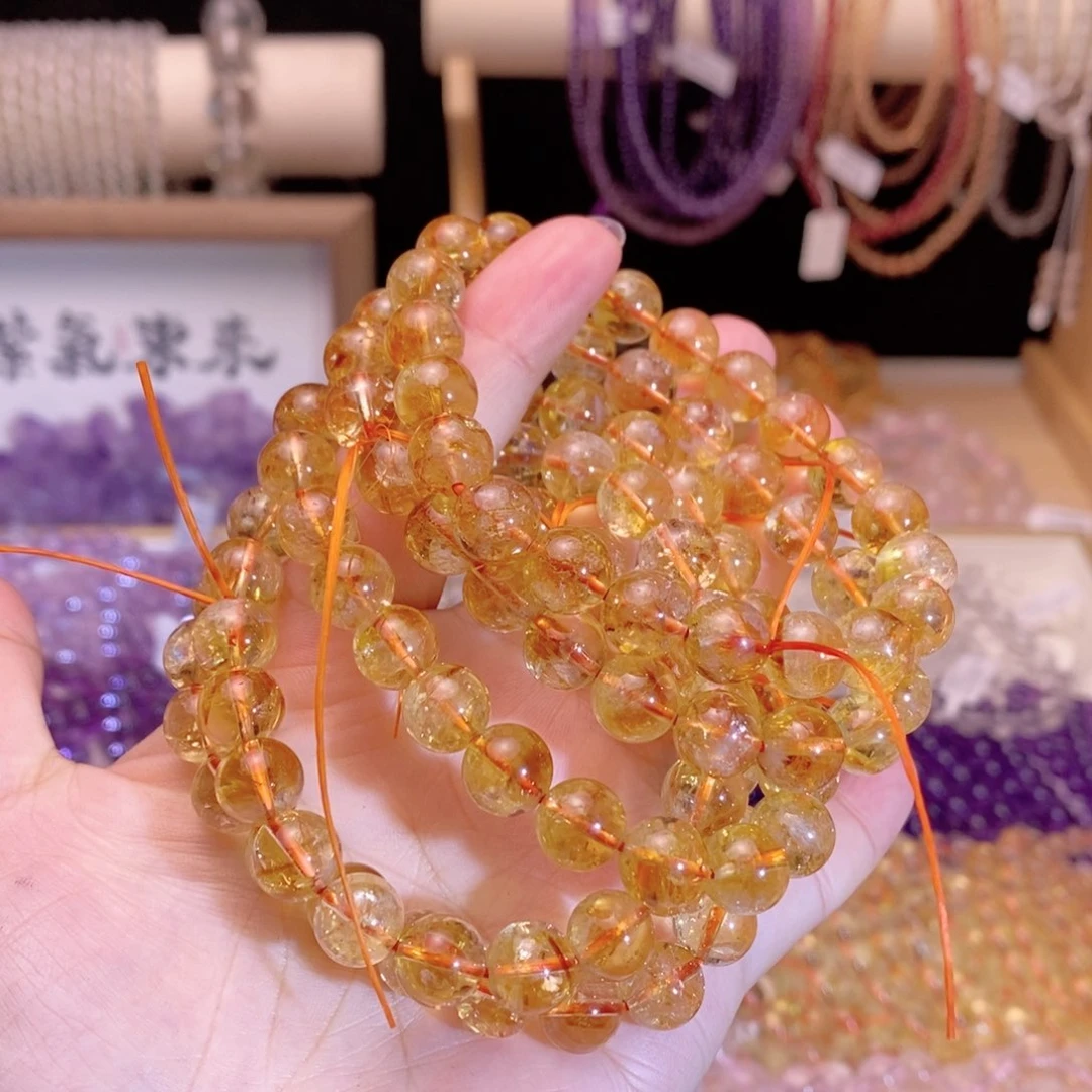 水晶手链未镶嵌黄塔晶卡9