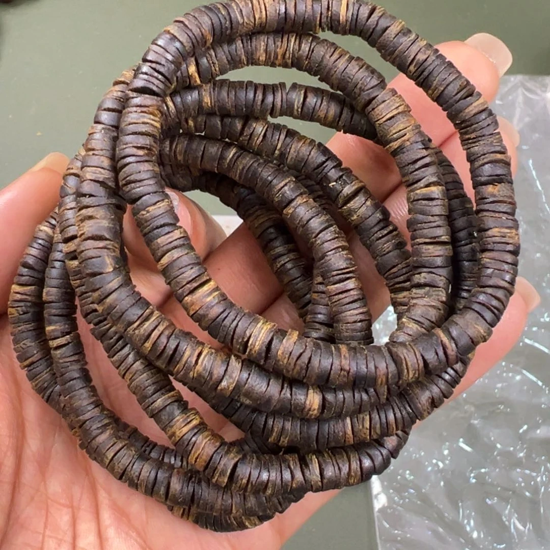 沉香手串海南流油王沉水片珠卡6/4g单圈多样性发一