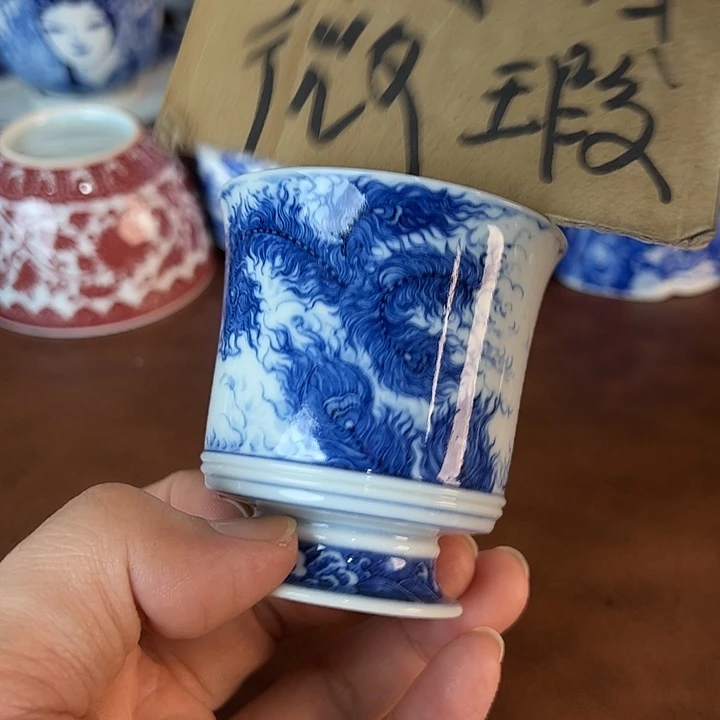 樂***1瓷片景德镇全手工手绘陶瓷