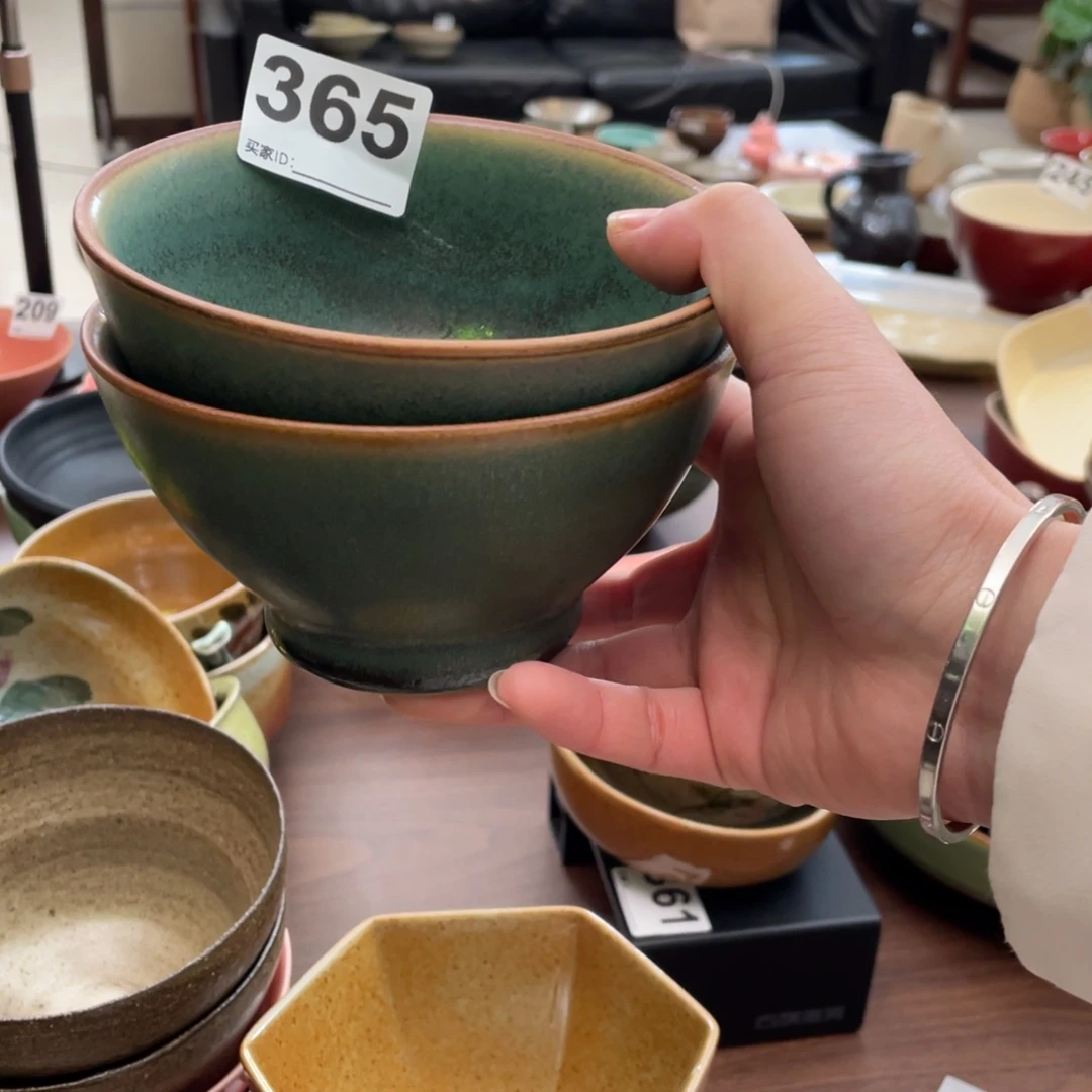 小***妞瓷片6只景德镇手工手作