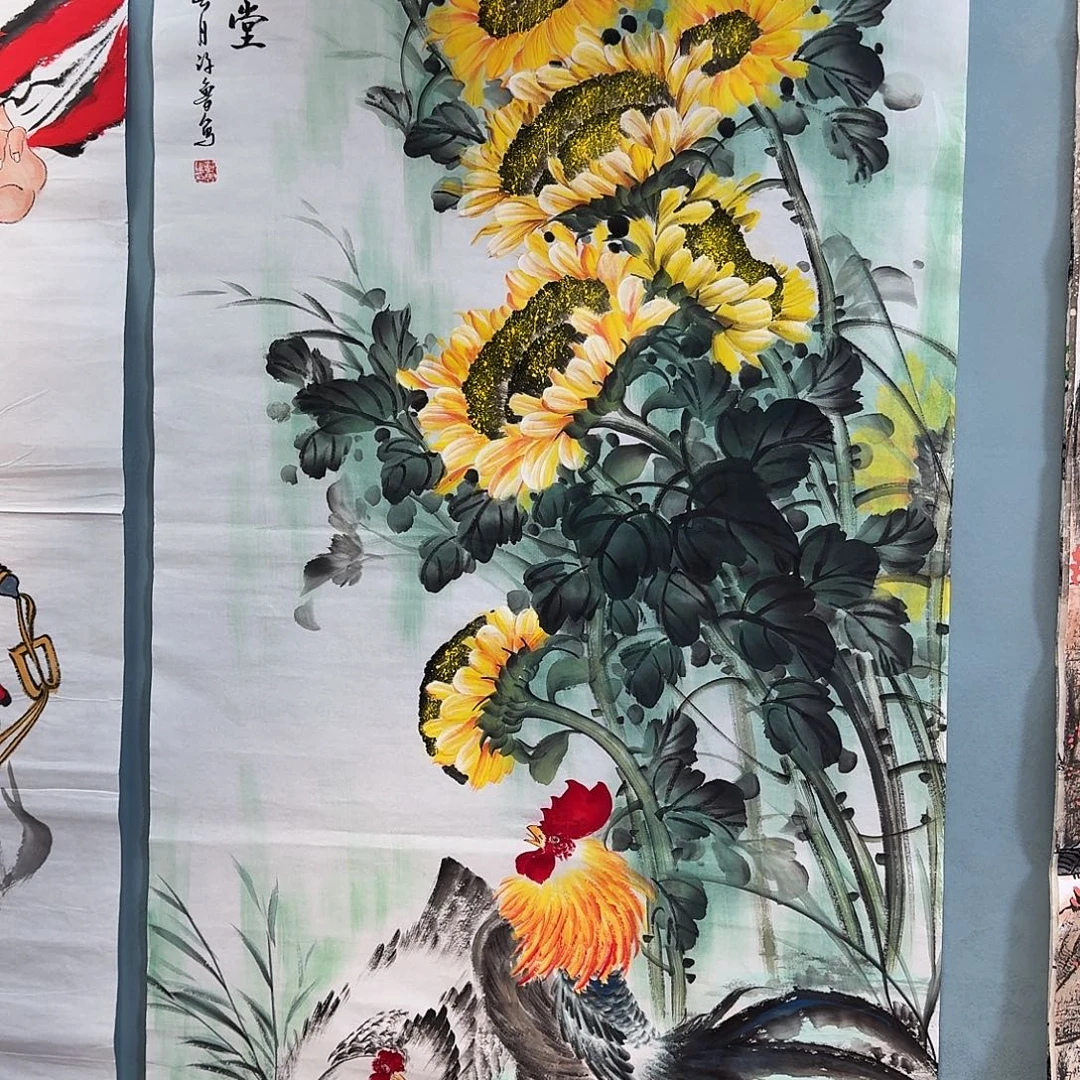 纯手绘国画作品好看