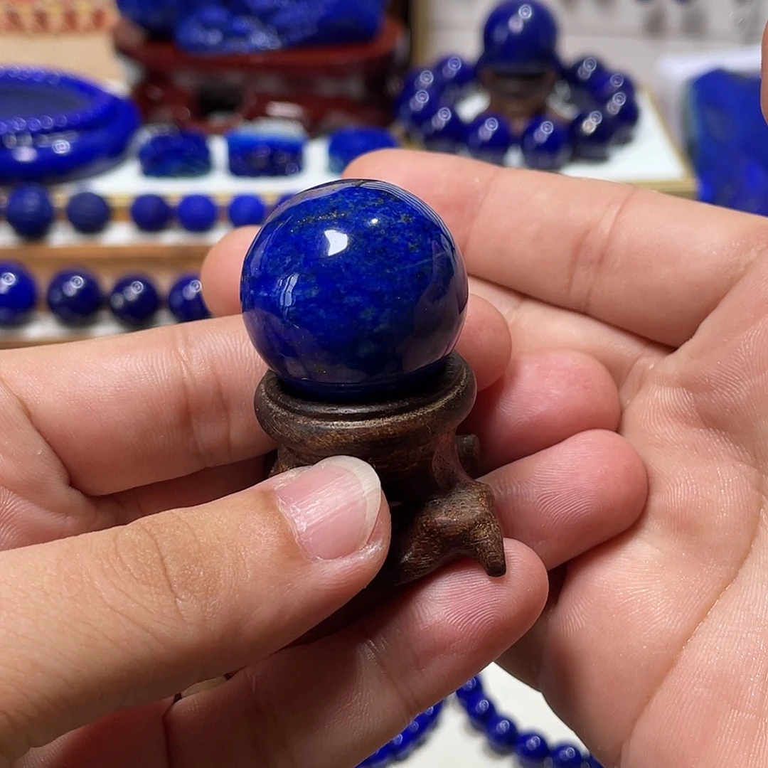 未镶嵌青金石28mm单珠（无孔）