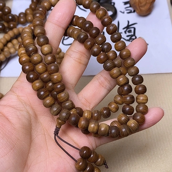 手串/手链檀香木老山檀香黑肉虎纹7/8/108老型珠沉水
