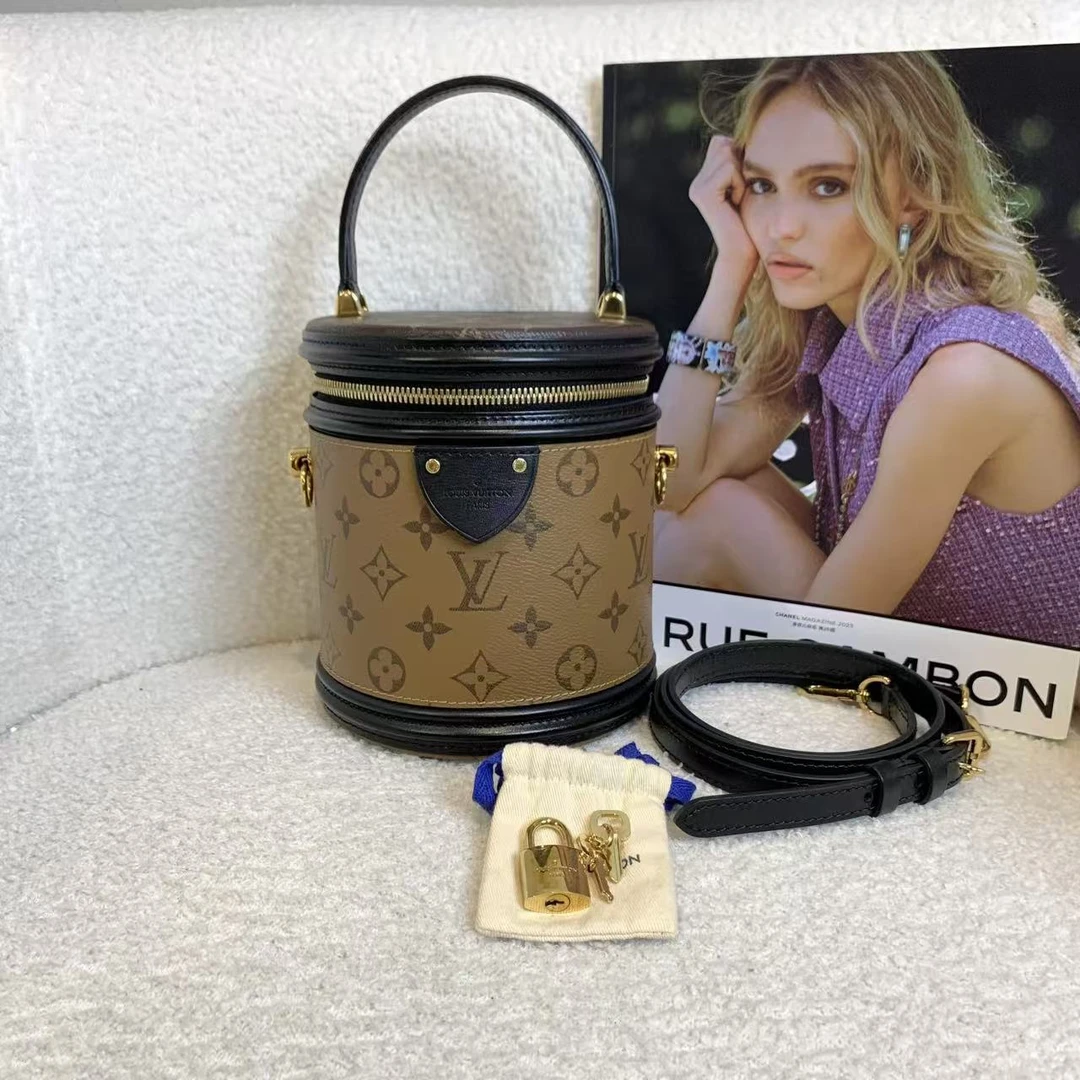 99新 LouisVuitton/路易威登 壹臻/老花发财桶 51501766/12期
