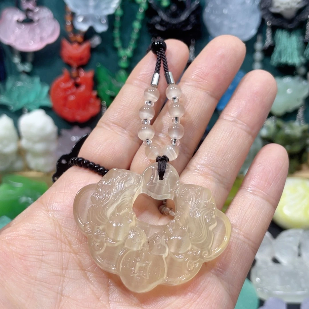 【闪购商品】未镶嵌岫玉颈饰48项链