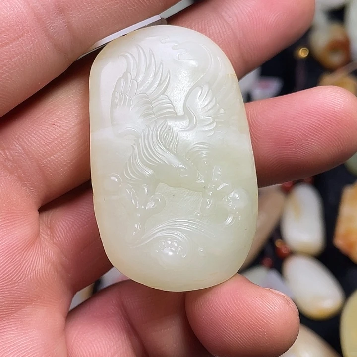 和田玉（糖玉）未镶嵌吊坠(不含链)吊坠