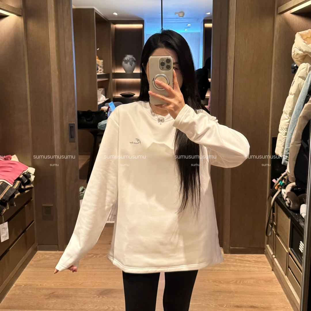 宿慕SUMU舒适保暖男女同款上衣11-8新款设计感时尚鹅绒T恤02