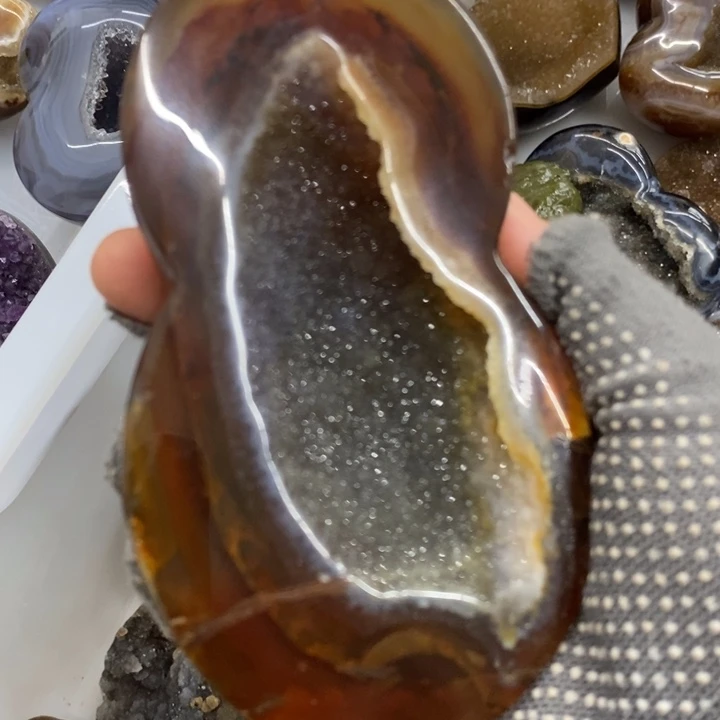 珠宝半成品未镶嵌紫晶