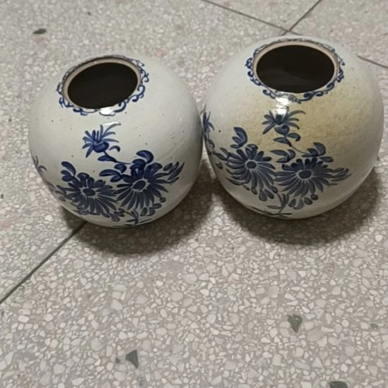 摆件陶青花陶瓷摆件青花陶瓷摆件青花