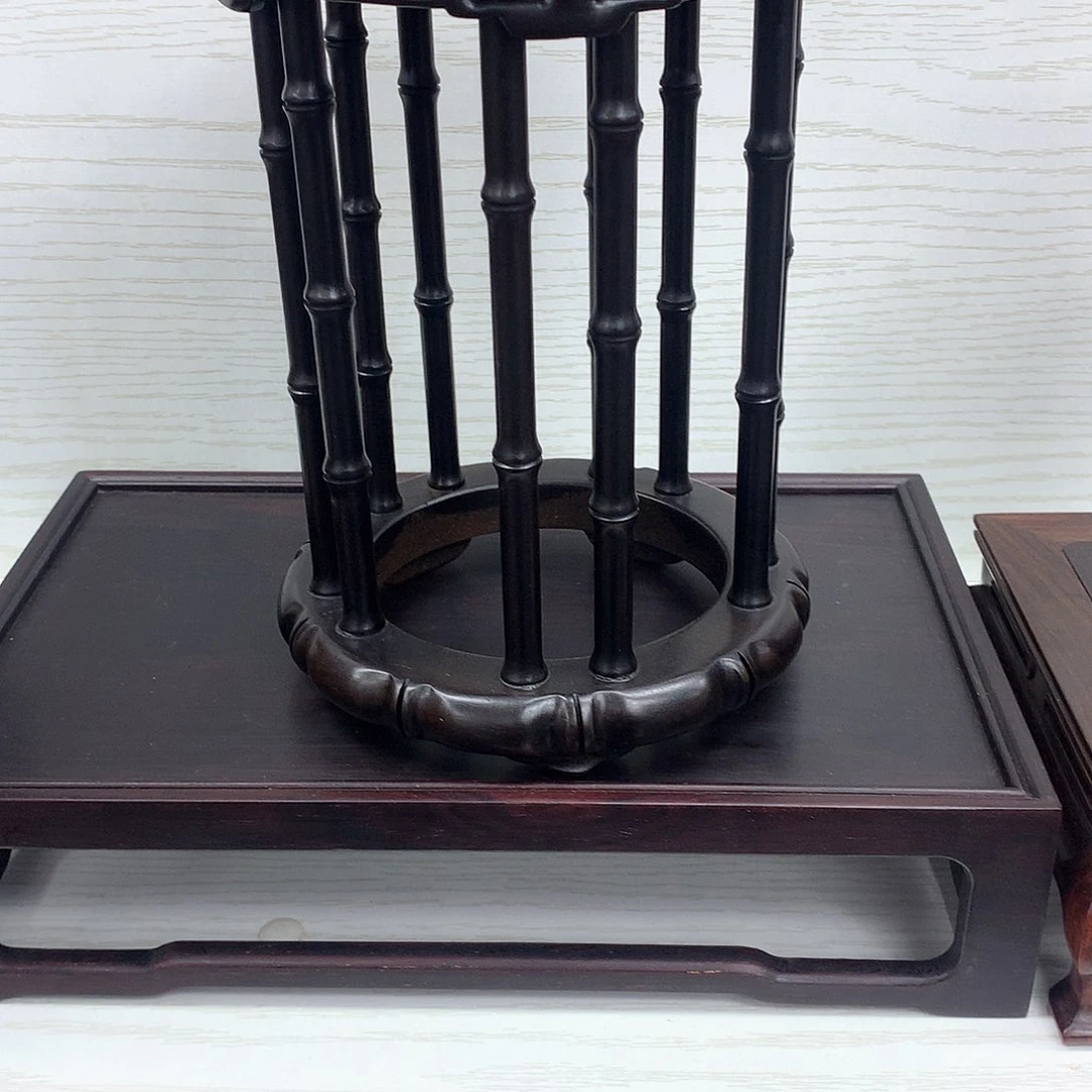 藤类紫光檀13.5竹节款