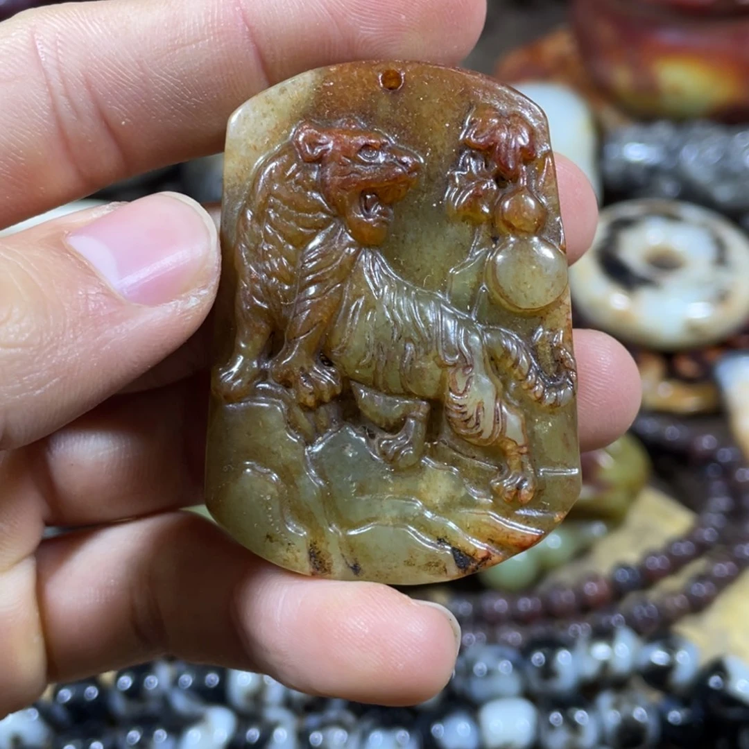 和田玉吊坠(不含链)未镶嵌