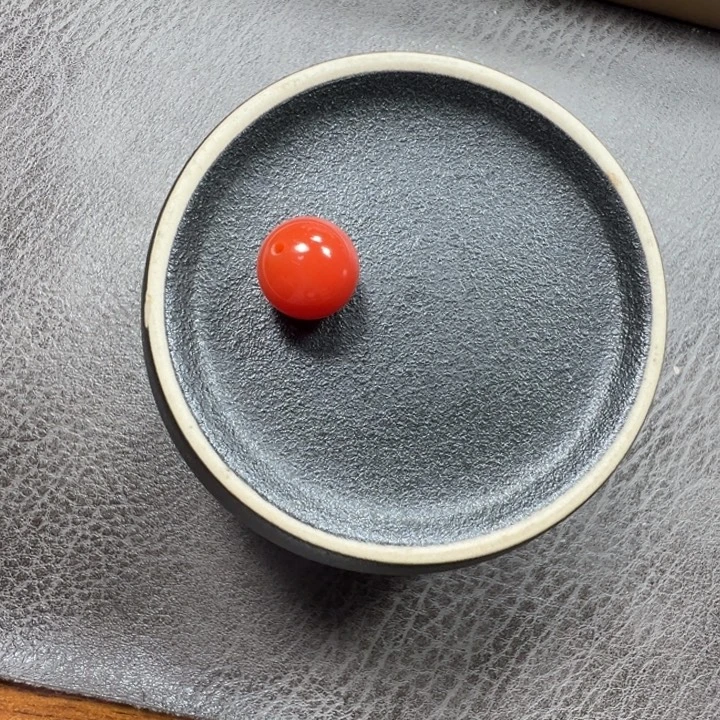 茶***思未镶嵌单珠南红玛瑙