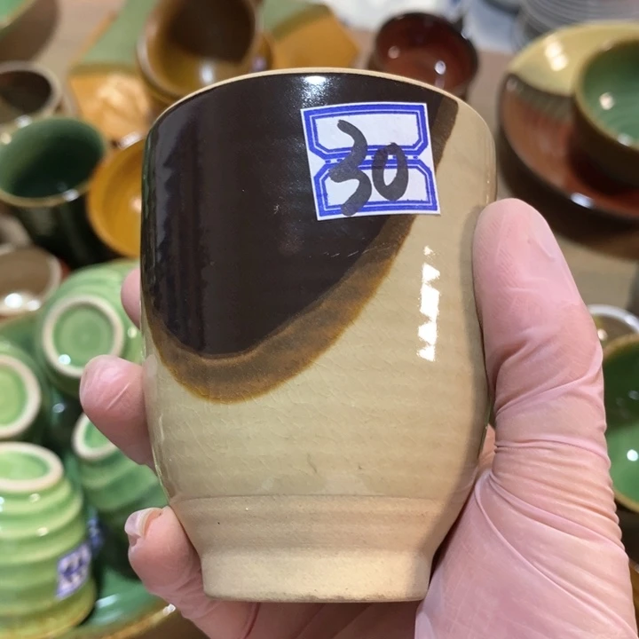 瓷片陶瓷品五厂出口高足茶杯