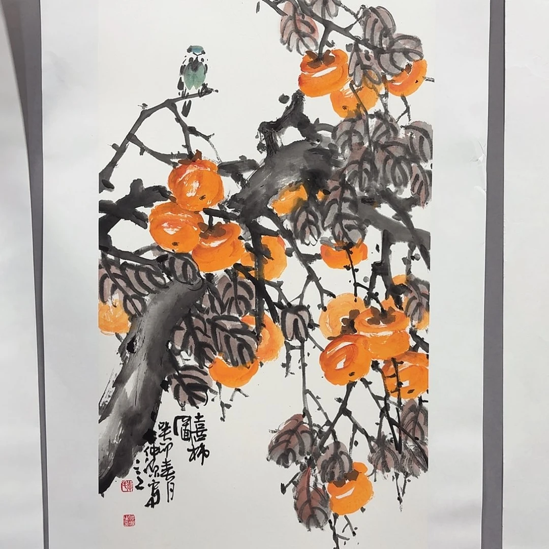 国画亲笔手绘放心去藏