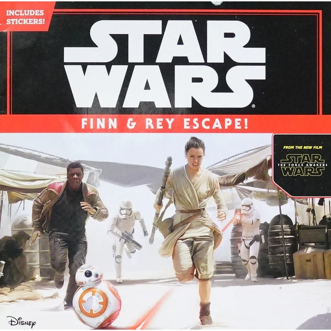 星球大战原版书Finn&ReyEscape英语绘本科幻冒险适读7-10岁
