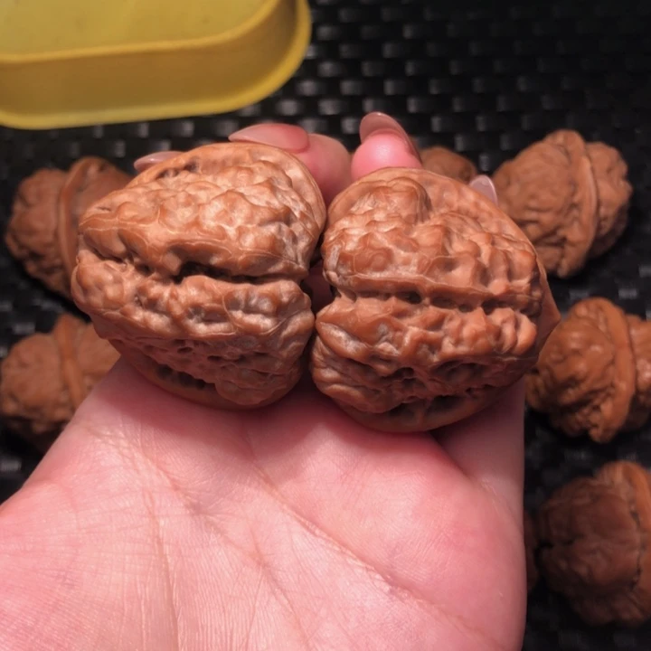 山***3把件文玩核桃蛙王