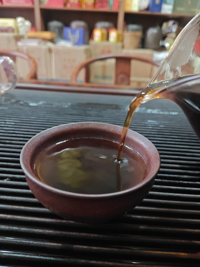 三鹤六堡茶品鉴带15年老茶及传承45019