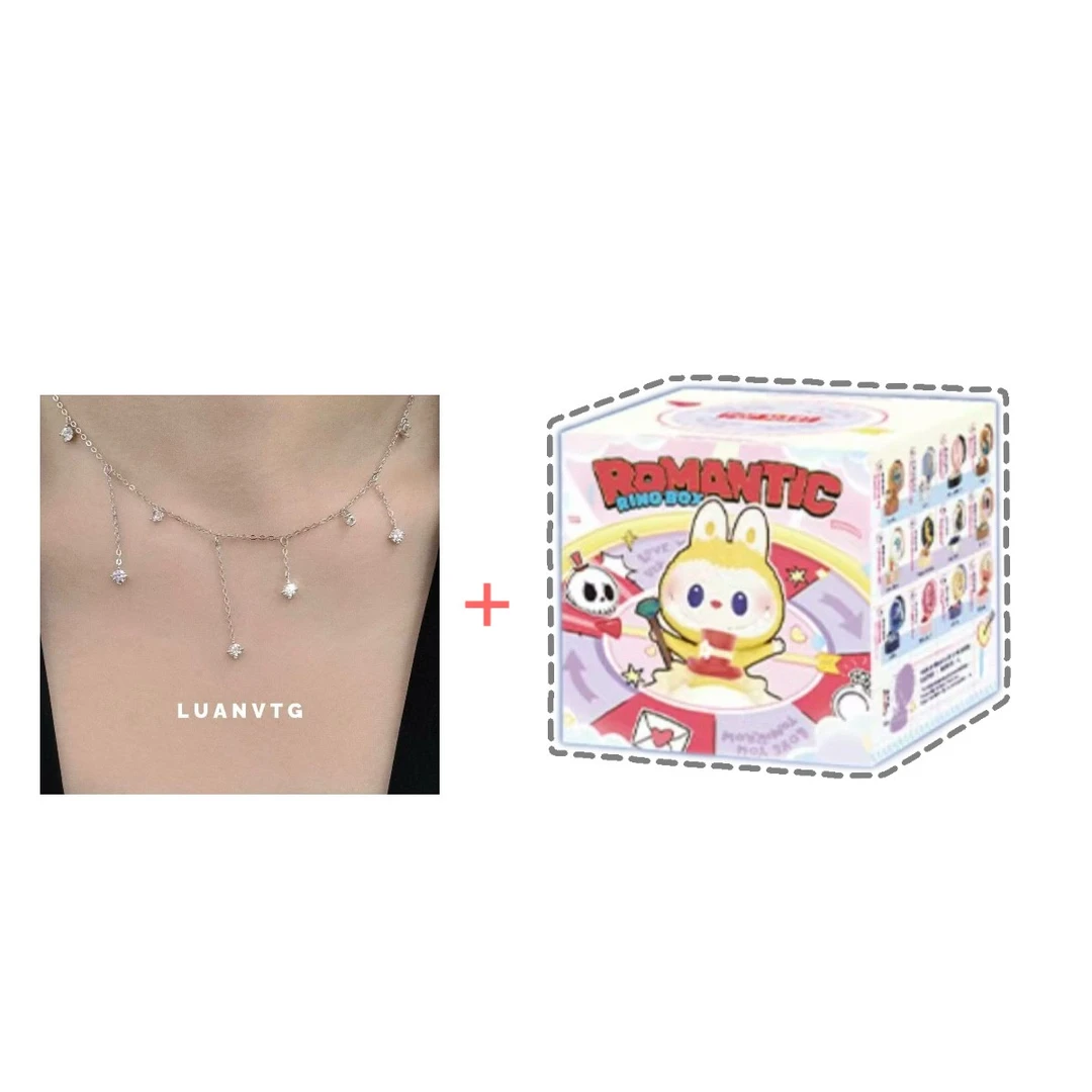 链子925银仿水晶 乱乱子中古/项链/Luanvtg “星河"+盲盒组合