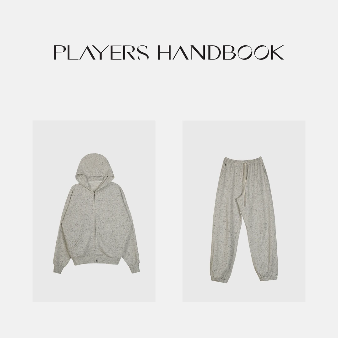 PH《海盐奥利奥》特殊挑纱定制面料卫衣开衫束脚裤套装PH2186