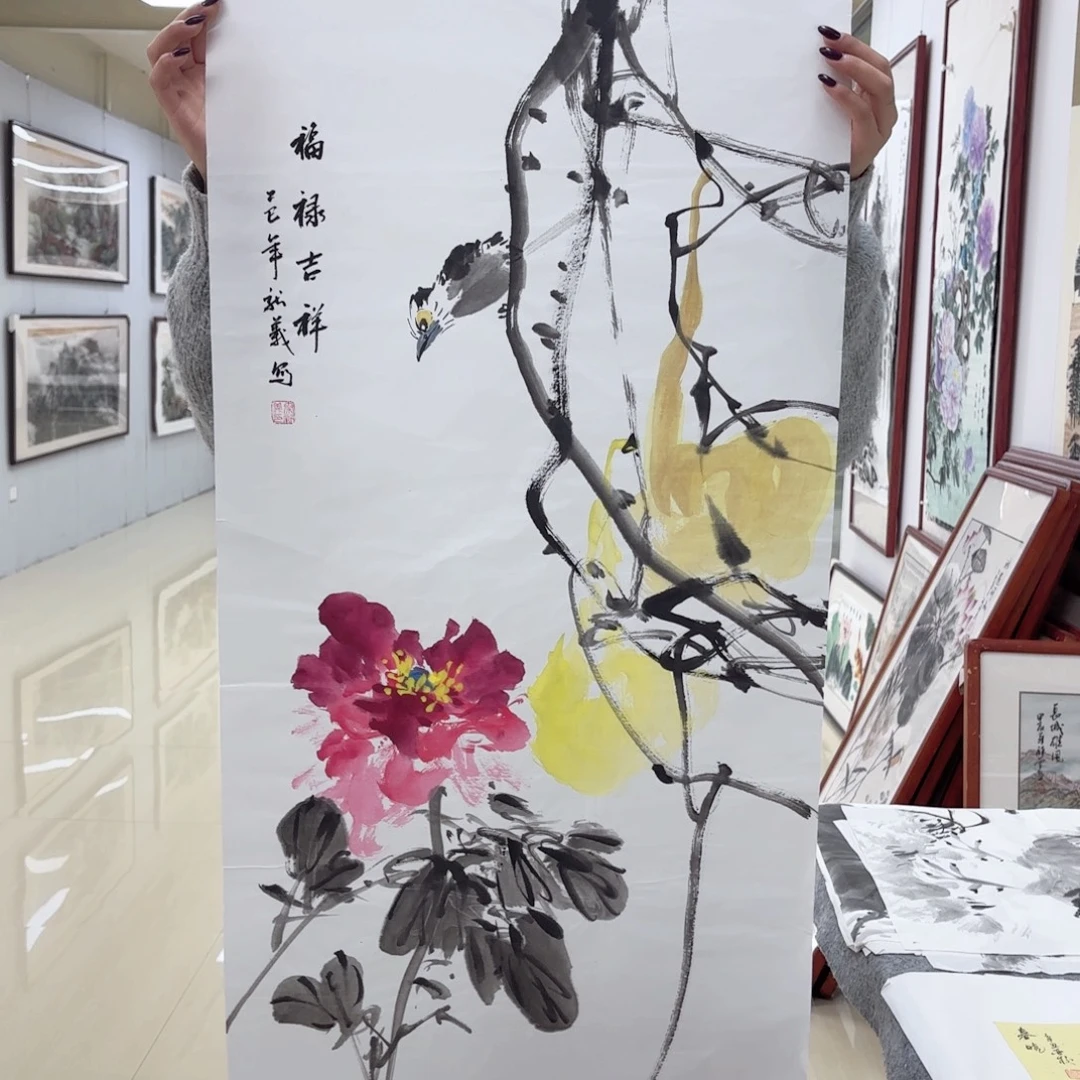 国画国画作品集一个