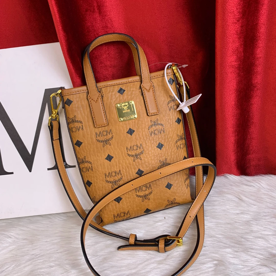95新 MCM 干邑色薯条包/FY09621034/1034