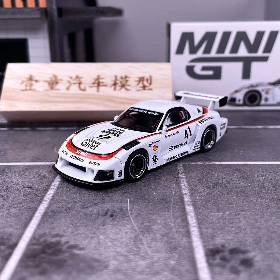 【壹童现货】MINIGT 1:64 马自达RX7 773号 合金汽车模型