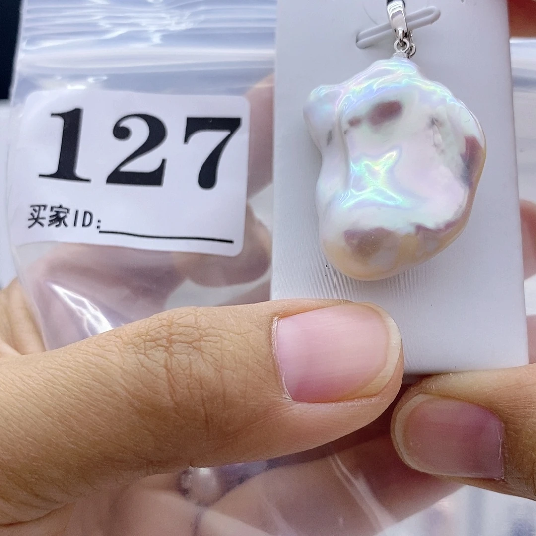 淡水珍珠颈饰钛钢