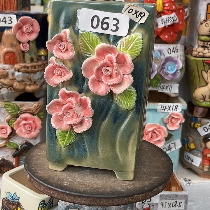 花盆紫砂粗陶材质多肉花盆