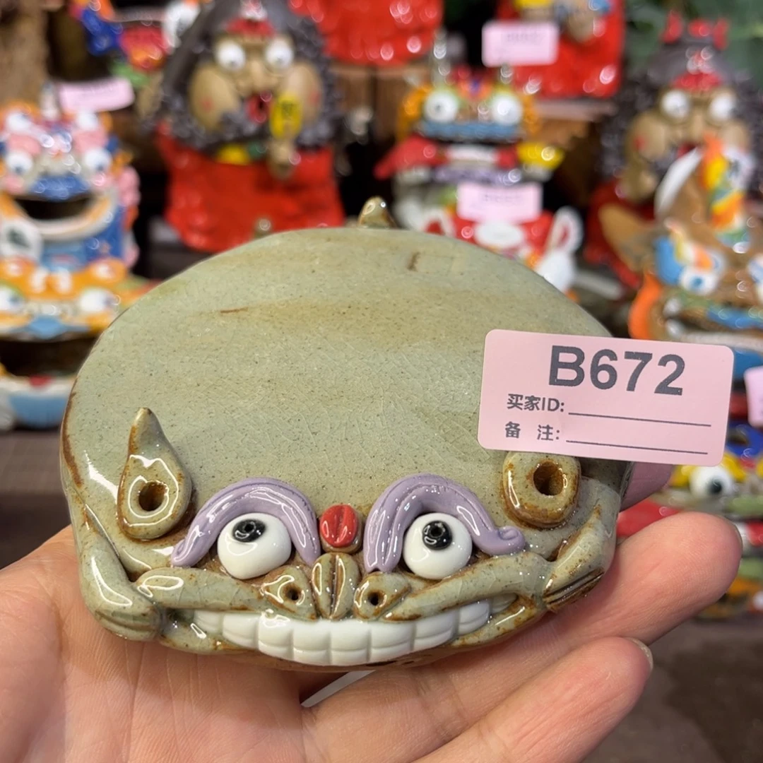 泥塑纯手工茶宠摆件
