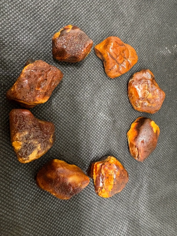 天然原石沁色手串