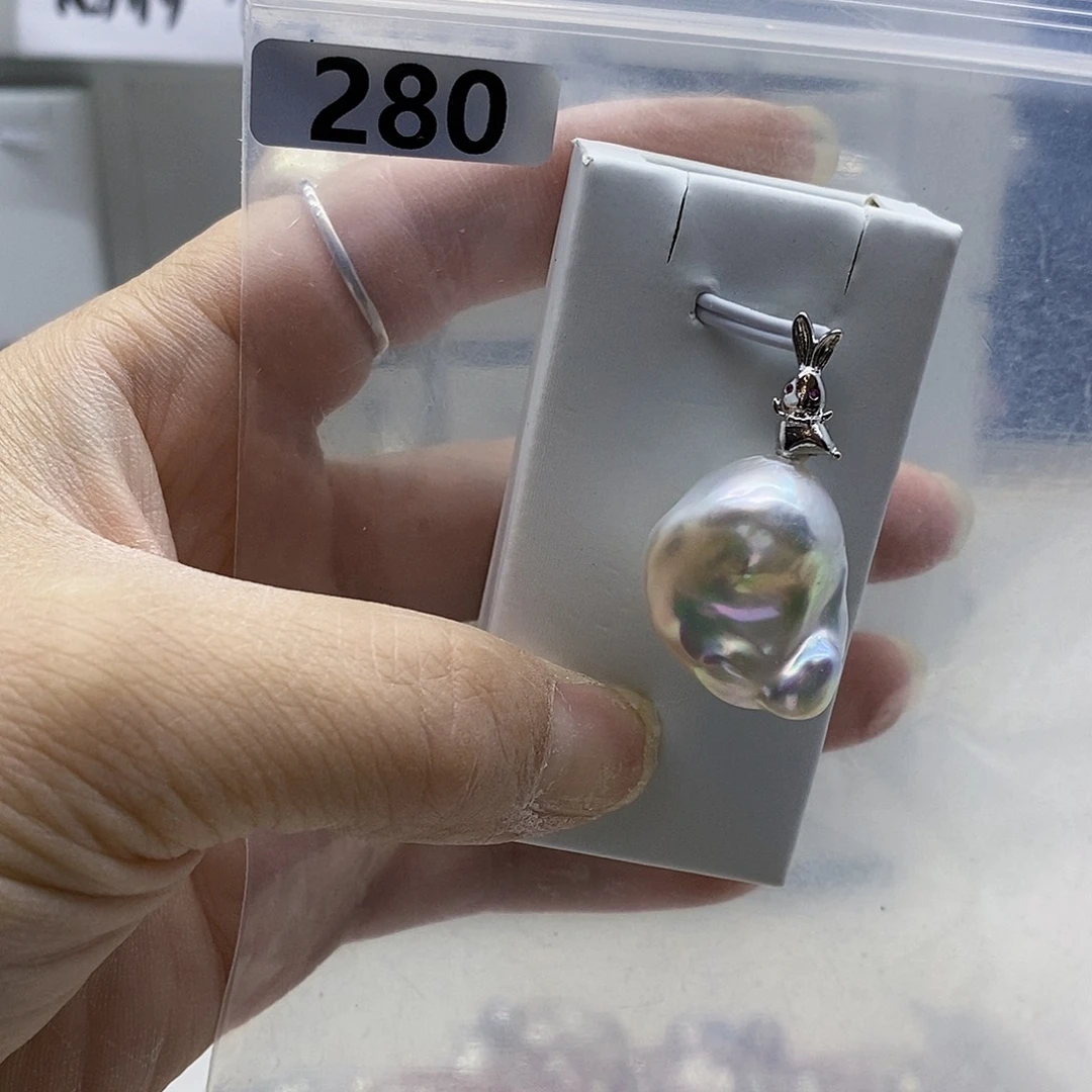 颈饰合金淡水珍珠
