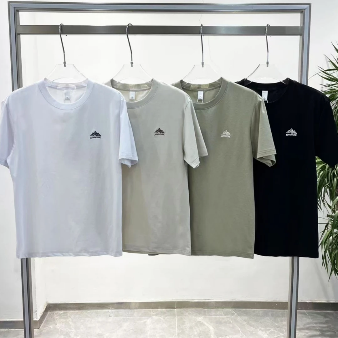 商务男装男士大山圆领短袖