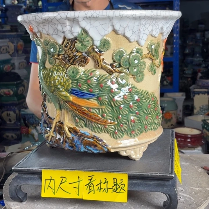 一风堂石湾花盆 内27*25