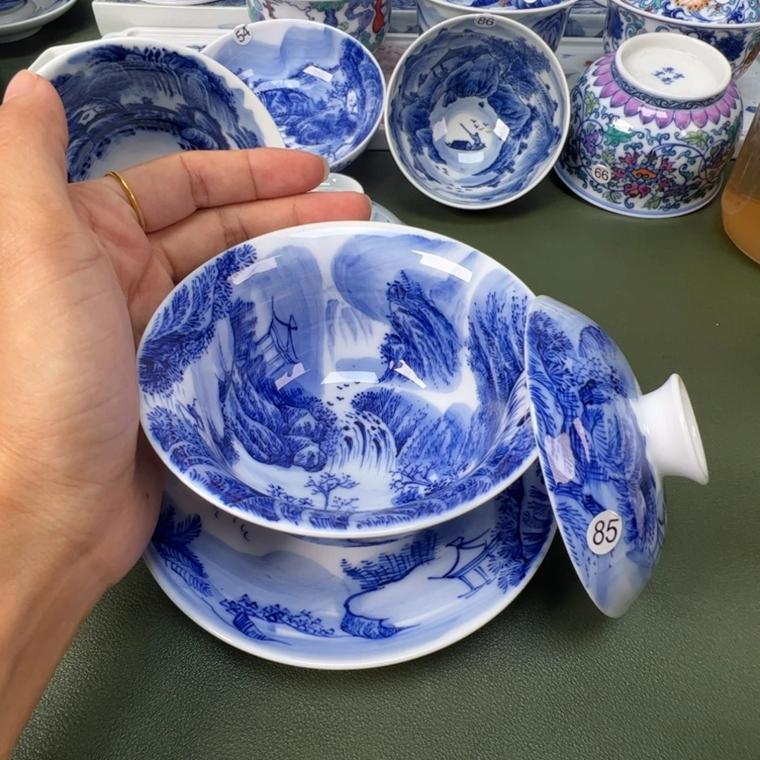 景德镇纯手工纯手绘茶具木木85