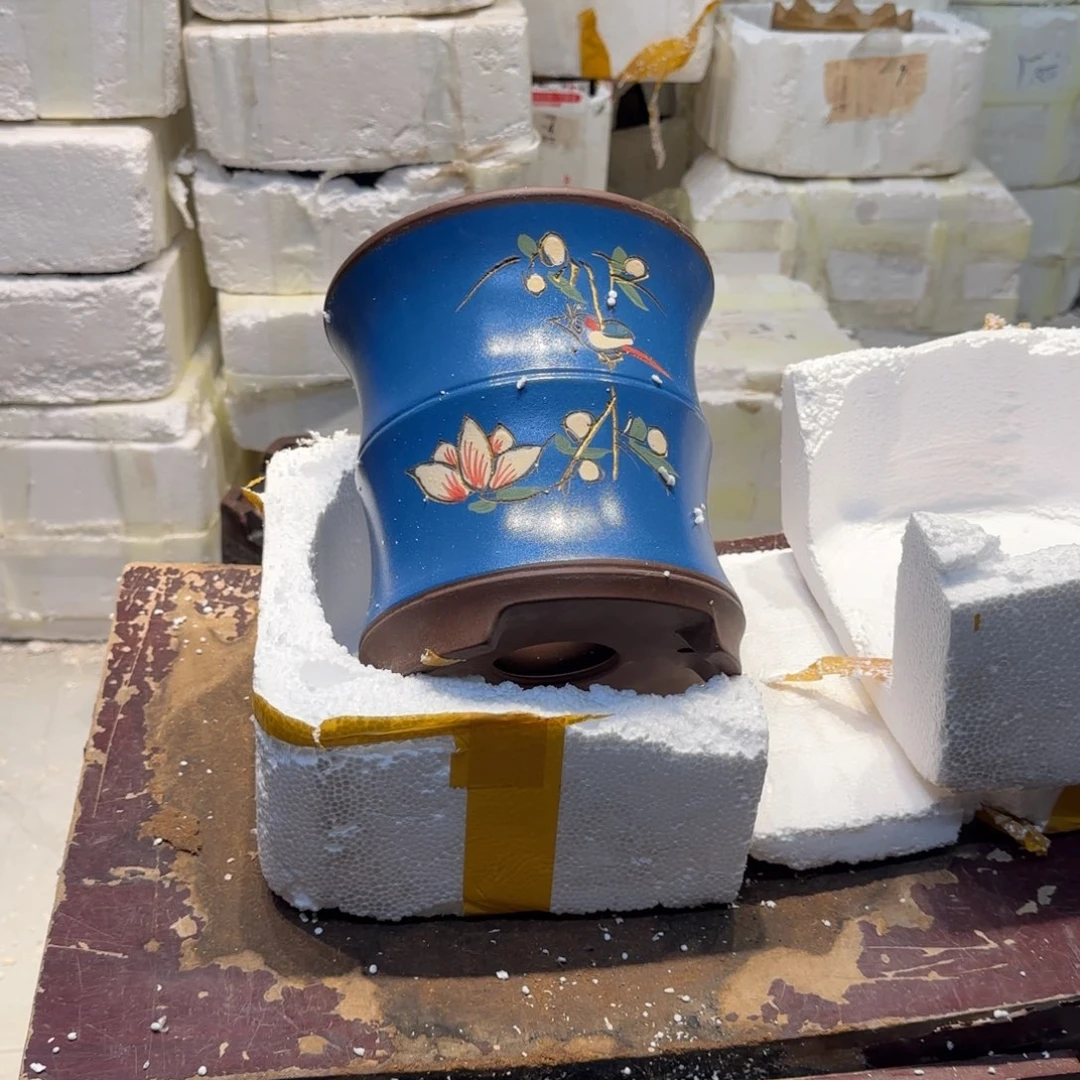 紫砂花盆口径16.18口径