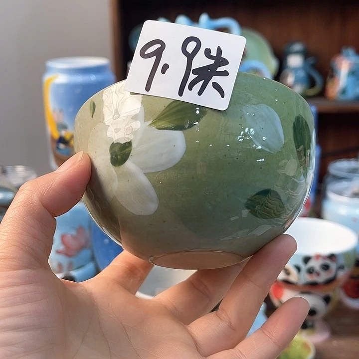 不锈钢景德镇釉下手绘陶瓷