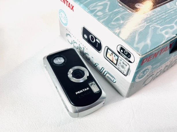 9新 Pentax/宾得 宾得wp喵喵机复古ccd原盒数码相机