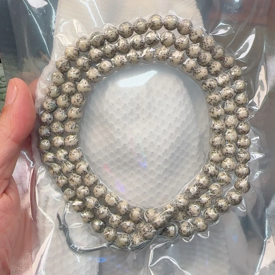 星月菩提手串果冻针尖星8mm