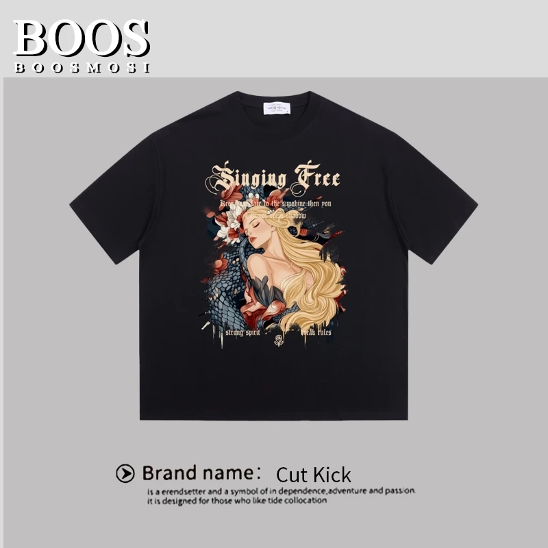 国内直发【2025夏款短袖】好物推荐丨男女同款字母印花棉T恤M-XXL